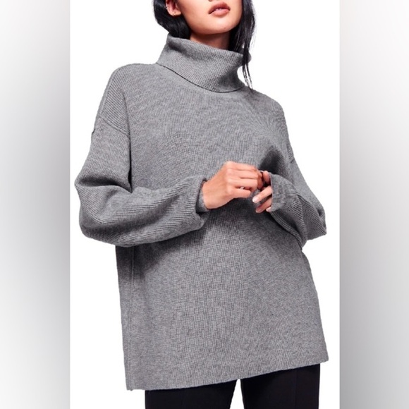 Free People Sweaters - Free People Tunic Turtleneck Sweater